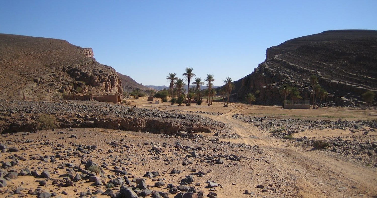 Pista a Marabout por M'Harech desde asfalto